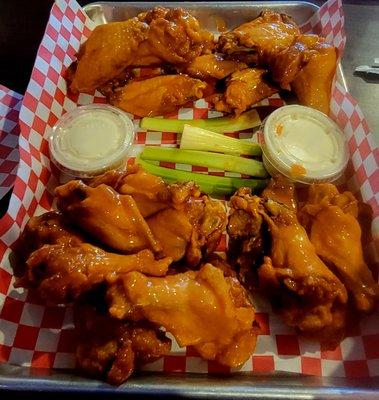 Wings and Chili Cheese Fries!