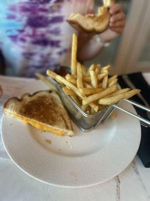 Grill cheese and Fries