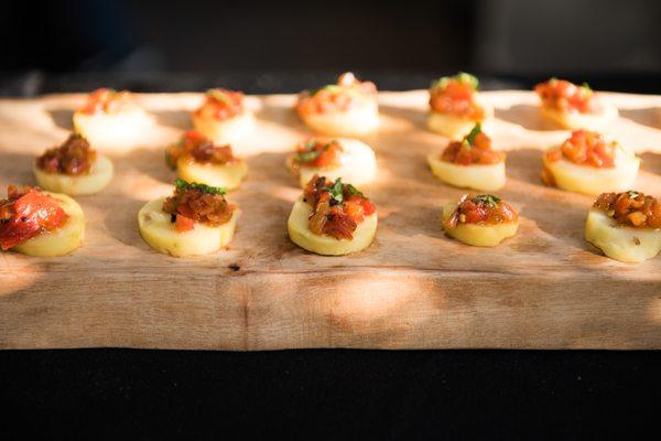 Beautiful healthy appetizers for your next party--Oren's Kitchen.