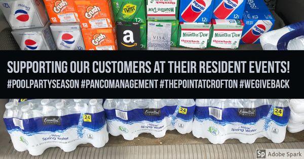 Customer Relations as a huge "thank you" to Panco Management