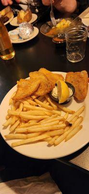 Blue gills and French fries.