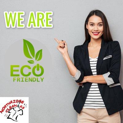 Eco Friendly Dry Cleaning Services.