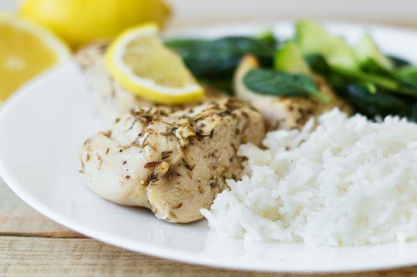 Butter herb white wine chicken