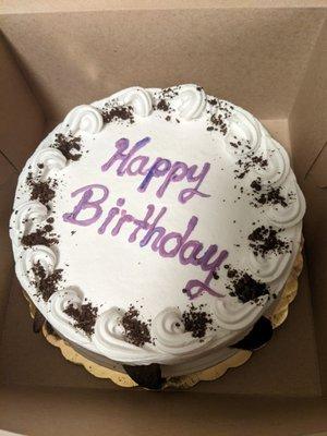 Orea ice cream cake, 8"