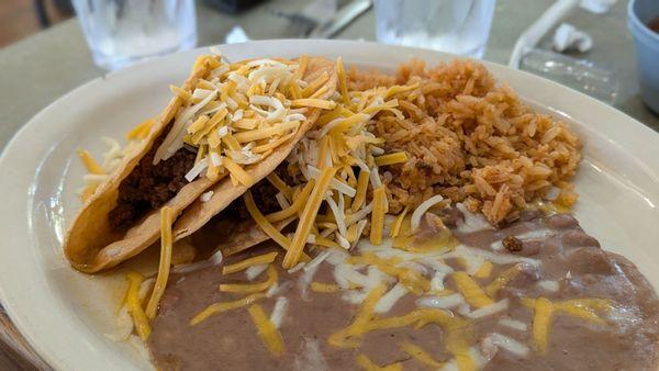 Two Taco Combination Plate