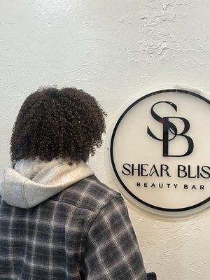 Curls at Shear Bliss Beauty Bar