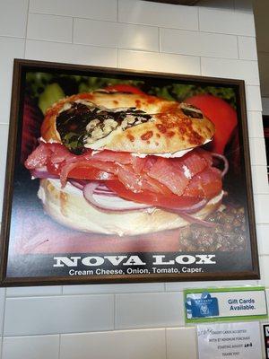 Starting off our day right with my Valentine & our Nova Lox bagels. 2.14.23