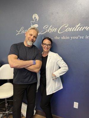 Laser Skin Couture's team of team of injectors - Dr Joe Curletta and Lauren Morro