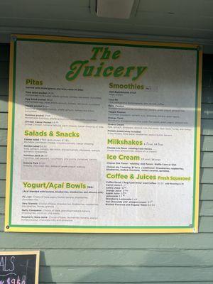 Menu board