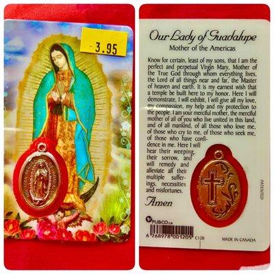 Our Lady of Guadalupe Items Available-10/2023