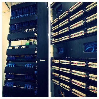 Cable Management for Server Room and Maintenance by TITAN ELITE IT Services