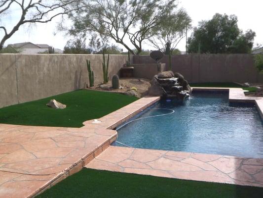 The Perfect choice for around your pool, chlorine won't discolor it, keeps your pool clean, no grass clippings in your filter