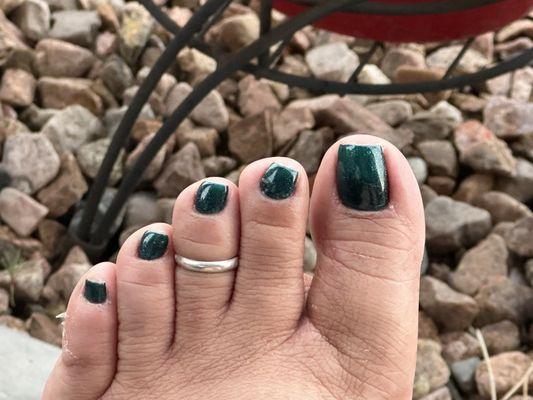 Gel pedicure in "Iceland"