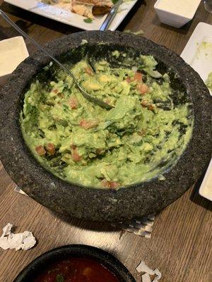 Guacamole and chips, soo good!