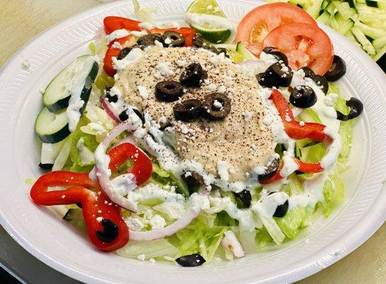 It is a delicious customize salad order by customer visit us today and create your special salad.