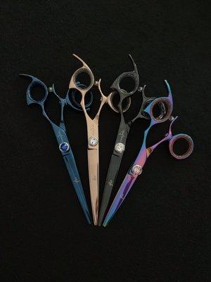 Rose Gold and Rainbows oh my! Shark Fin Shears.