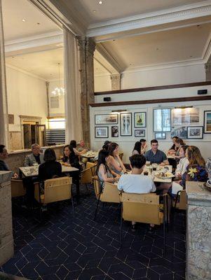 Our private dining room group. There are more tables out of the photo to the right.