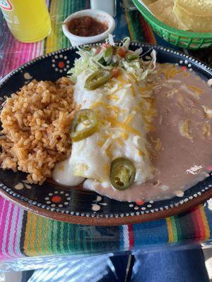 Chicken enchiladas