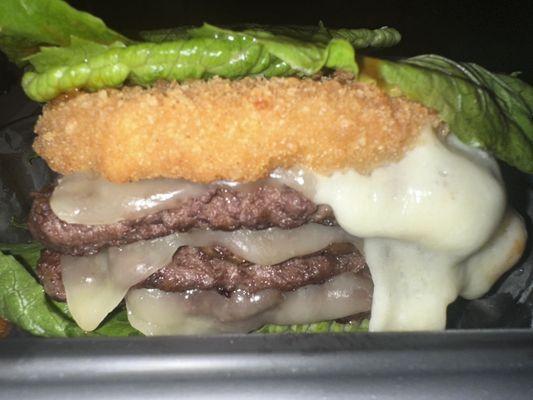 Triple Mozzarella Burger