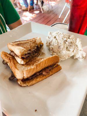 Classic Grilled Cheese Sandwich with Ribeye