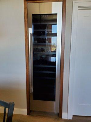 The wine fridge