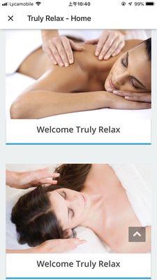 Welcome to the truly relax massage spa. We are a professional massage deep tissue Swedish.