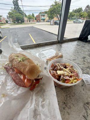 Italian Sub, Anti Pasto, Canoli