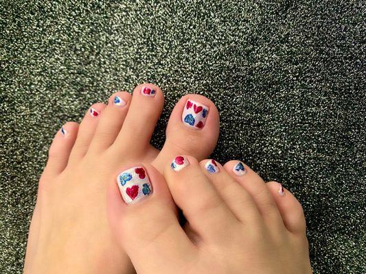 Valentines toes!