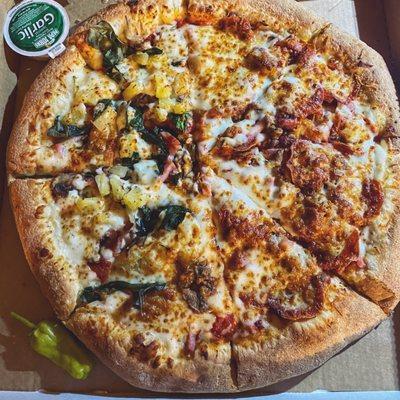 Stuffed Crust Pizza with BYO Toppings