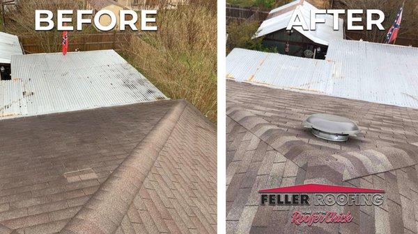 GAF Roof replacement in New Braunfels Texas