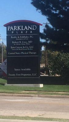 Tulsa Eye Specialty is located inside Parkland Plaza office building at 21st & Columbia