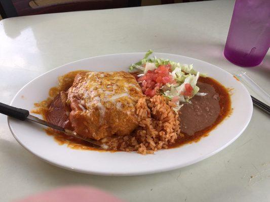 Pretty mediocre Chimichanga.