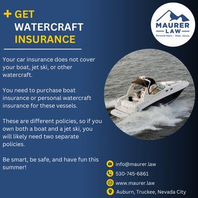 Get boat insurance.