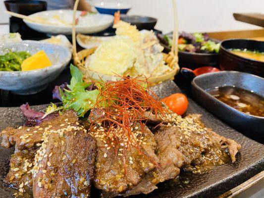 Japanese BBQ lunch set