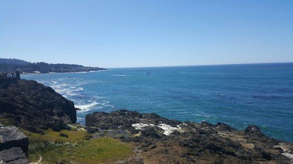 Looking into the bay facing southward.