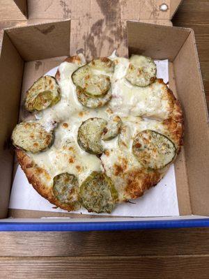 Dill pickle pizza