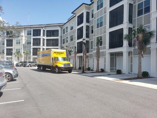 Loading an apartment in MT Pleasant SC