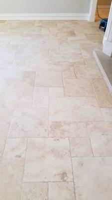 Travertine cleaning after.