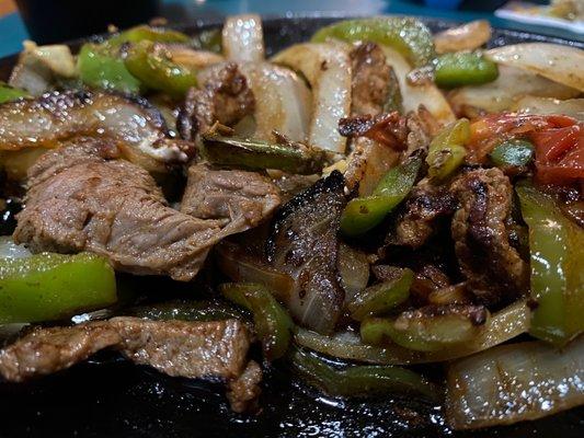 Steak fajitas