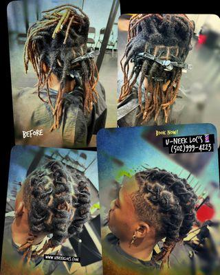 Service: Wash/Retwist/Style