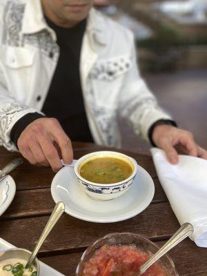 Shrimp Curry Soup. Tasty, watery and meh quality of shrimp.