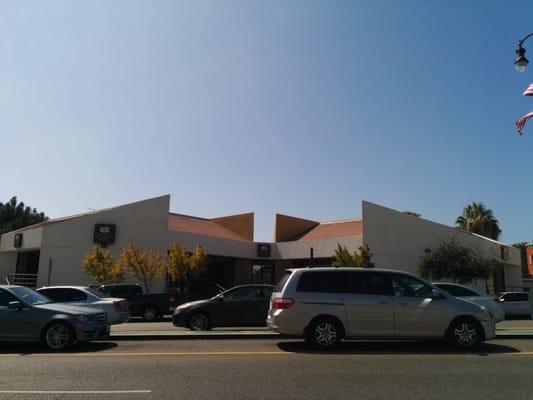 View of the bank from across the street.