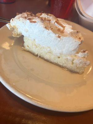 Coconut cream pie