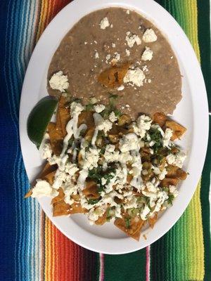 Chilaquiles rojos