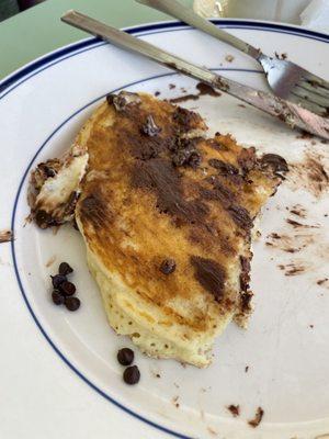 Chocolate chip pancake