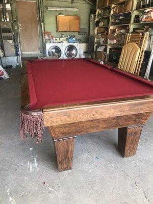 Pool table