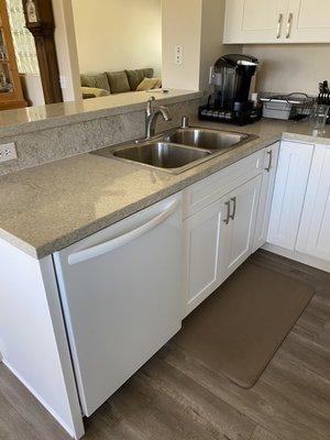 Sink reset and dishwasher hookup