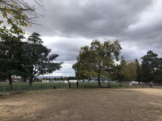 The park from the north end looking south