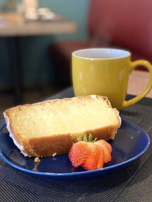 House made Lemon Pound Cake