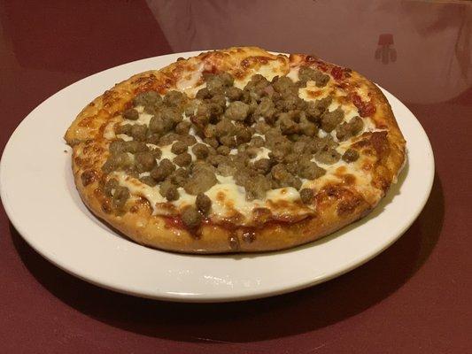 All meat pizza - $12.00